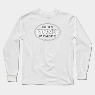 Bionic Club Member in Dark Gray Long Sleeve T-Shirt